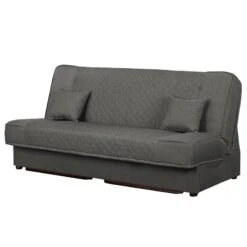 Canapé Convertible Bueno Vista -VIDAXL || Leitmotiv || Emma Soldes Magasin schlafsofa bueno vista strukturstoff grau 4618588