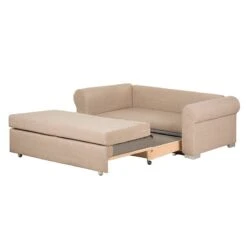 Canapé Convertible Latina Basic Country -VIDAXL || Leitmotiv || Emma Soldes Magasin schlafsofa latina country webstoff beige karomuster 1000858