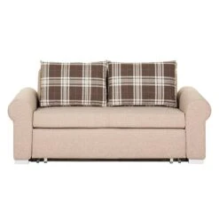Canapé Convertible Latina Basic Country -VIDAXL || Leitmotiv || Emma Soldes Magasin schlafsofa latina country webstoff beige karomuster 1000866