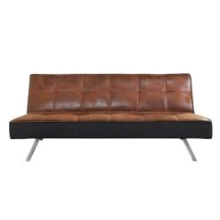 Canapé Convertible Savigna 14 Canapé Convertible Savigna -VIDAXL || Leitmotiv || Emma Soldes Magasin schlafsofa savigna antiklederoptik braun 1374450