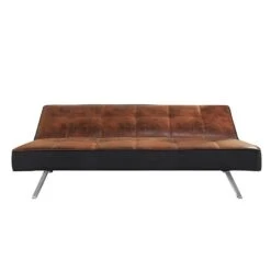 Canapé Convertible Savigna 15 Canapé Convertible Savigna -VIDAXL || Leitmotiv || Emma Soldes Magasin schlafsofa savigna antiklederoptik braun 1374454