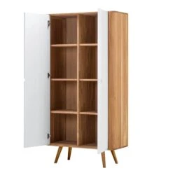 Buffet Haut Loca -VIDAXL || Leitmotiv || Emma Soldes Magasin schrank loca ii wildeiche teilmassiv weiss wildeiche hell 90 cm 5205012