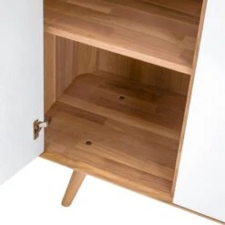 Buffet Haut Loca -VIDAXL || Leitmotiv || Emma Soldes Magasin schrank loca ii wildeiche teilmassiv weiss wildeiche hell 90 cm 5205044