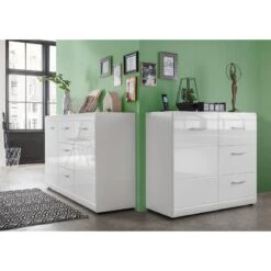 Commode Adana -VIDAXL || Leitmotiv || Emma Soldes Magasin sideboard adana hochglanz weiss 5188204