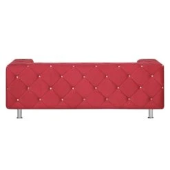 Canapé Carlotta (2 Places) -VIDAXL || Leitmotiv || Emma Soldes Magasin sofa carlotta 2 sitzer microfaser rot 388187