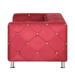 Canapé Carlotta (2 Places) -VIDAXL || Leitmotiv || Emma Soldes Magasin sofa carlotta 2 sitzer microfaser rot 388189