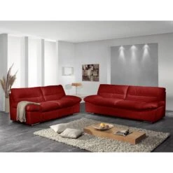 Canapé Doug (2 Places) -VIDAXL || Leitmotiv || Emma Soldes Magasin sofa doug 2 sitzer echtleder rot 4385592