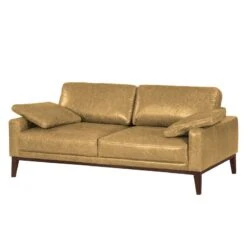 Canapé Horley -VIDAXL || Leitmotiv || Emma Soldes Magasin sofa horley 2 sitzer echtleder beige 4480684