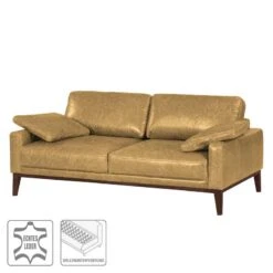 Canapé Horley -VIDAXL || Leitmotiv || Emma Soldes Magasin sofa horley 2 sitzer echtleder beige 4480688