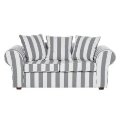 Canapé Colmar (2 Places) 29 Canapé Colmar (2 Places) -VIDAXL || Leitmotiv || Emma Soldes Magasin sofa livia 2 sitzer webstoff grau gestreift 309478