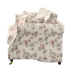 Canapé Rosehearty (3 Places) 13 Canapé Rosehearty (3 Places) -VIDAXL || Leitmotiv || Emma Soldes Magasin sofa rosehearty 3 sitzer webstoff creme rose 4191052