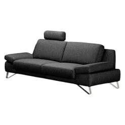 Canapé Silvano (2,5 Places) -VIDAXL || Leitmotiv || Emma Soldes Magasin sofa silvano 2 5 sitzer webstoff schwarz 442423