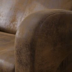 Canapé Tullow (2 Places) -VIDAXL || Leitmotiv || Emma Soldes Magasin sofa tullow 3 sitzer antiklederoptik braun 4972112