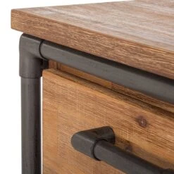 Meuble TV Atelier I -VIDAXL || Leitmotiv || Emma Soldes Magasin tv lowboard atelier i akazie teilmassiv 1832766