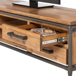 Meuble TV Atelier I -VIDAXL || Leitmotiv || Emma Soldes Magasin tv lowboard atelier i akazie teilmassiv 1832778