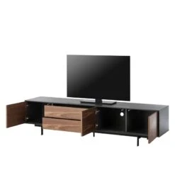 Meuble TV Payara -VIDAXL || Leitmotiv || Emma Soldes Magasin tv lowboard payara walnuss schwarz 4372800