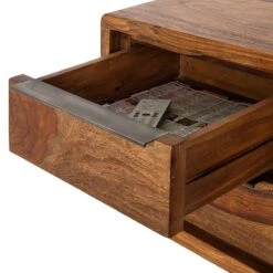 Meuble TV TRANGLE -VIDAXL || Leitmotiv || Emma Soldes Magasin tv lowboard trangle sheesham massiv 702566