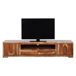 Meuble TV Vision II 14 Meuble TV Vision II -VIDAXL || Leitmotiv || Emma Soldes Magasin tv lowboard vision ii akazie massiv 4024616