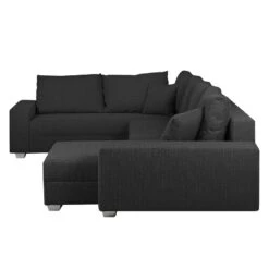 Canapé Panoramique Loorana (convertible) -VIDAXL || Leitmotiv || Emma Soldes Magasin wohnlandschaft loorana mit schlaffunktion strukturstoff ottomane longchair beidseitig montierbar anthrazit 4096732