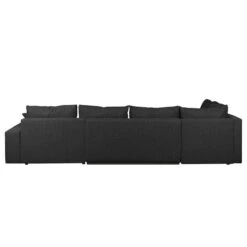 Canapé Panoramique Loorana (convertible) -VIDAXL || Leitmotiv || Emma Soldes Magasin wohnlandschaft loorana mit schlaffunktion strukturstoff ottomane longchair beidseitig montierbar anthrazit 4096736