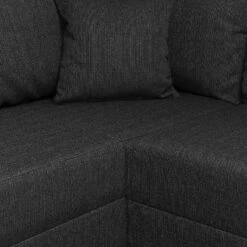 Canapé Panoramique Loorana (convertible) -VIDAXL || Leitmotiv || Emma Soldes Magasin wohnlandschaft loorana mit schlaffunktion strukturstoff ottomane longchair beidseitig montierbar anthrazit 4096748