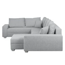 Canapé Panoramique Loorana (convertible) -VIDAXL || Leitmotiv || Emma Soldes Magasin wohnlandschaft loorana mit schlaffunktion strukturstoff ottomane longchair beidseitig montierbar hellgrau 4096628