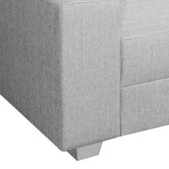 Canapé Panoramique Loorana (convertible) -VIDAXL || Leitmotiv || Emma Soldes Magasin wohnlandschaft loorana mit schlaffunktion strukturstoff ottomane longchair beidseitig montierbar hellgrau 4096652