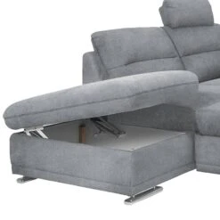 Canapé Panoramique Rollin -VIDAXL || Leitmotiv || Emma Soldes Magasin wohnlandschaft rollin microfaser longchair davorstehend rechts ottomane links mit schlaffunktion hellgrau 4691988