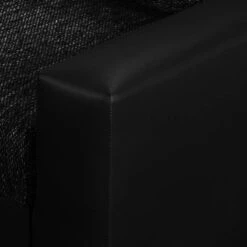 Canapé Panoramique Sibenik (convertible) -VIDAXL || Leitmotiv || Emma Soldes Magasin wohnlandschaft sibenik kunstleder strukturstoff anthrazit longchair davorstehend links ottomane rechts 4960160