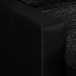 Canapé Panoramique Sibenik (convertible) -VIDAXL || Leitmotiv || Emma Soldes Magasin wohnlandschaft sibenik kunstleder strukturstoff anthrazit longchair davorstehend links ottomane rechts 4960168